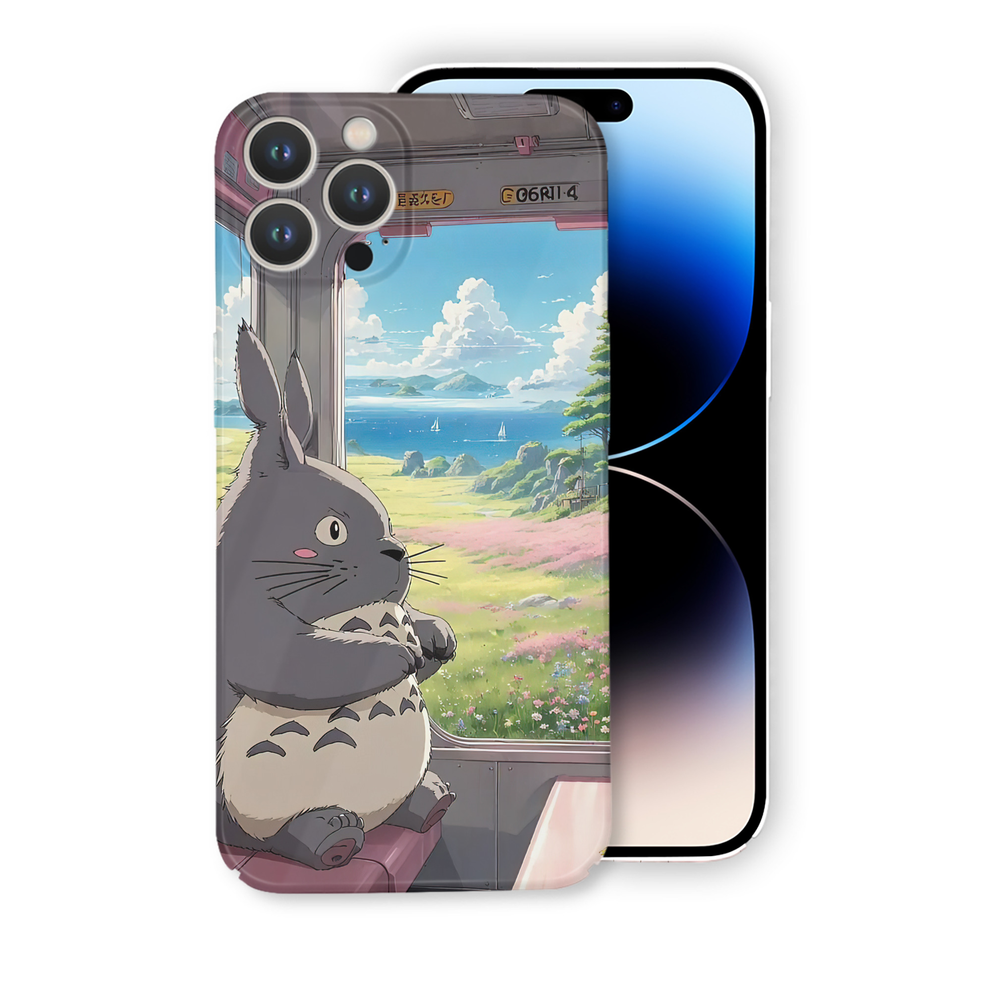 （画像用） となりのトトロ 草壁メイ 草壁サツキ My Neighbor Totoro Satsuki Kusakabe Mei Kusakabe 【iPhone 14シリーズ対応】ハードケース